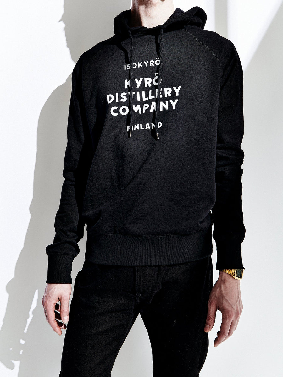 Kyrö Distillery Hoodie. Black. Unisex.