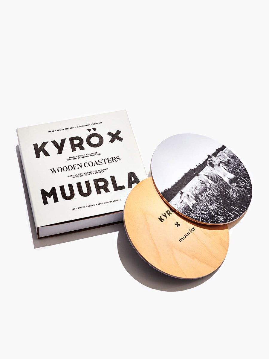 Kyrö x Muurla Lasinaluset Coaster Set